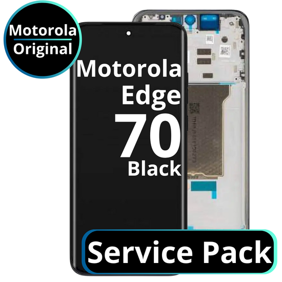 LCD Motorola Edge 70 - 5D68C32061 / 5D68C32056 Pontone Silhouette Black  Service Pack
