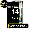 LCD Realme 14 - 621039000086 Black  Service Pack