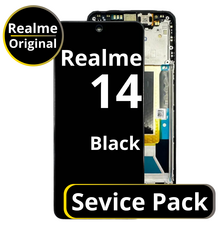 LCD Realme 14 - 621039000086 Black  Service Pack