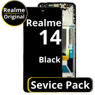 LCD Realme 14 - 621039000086 Black  Service Pack