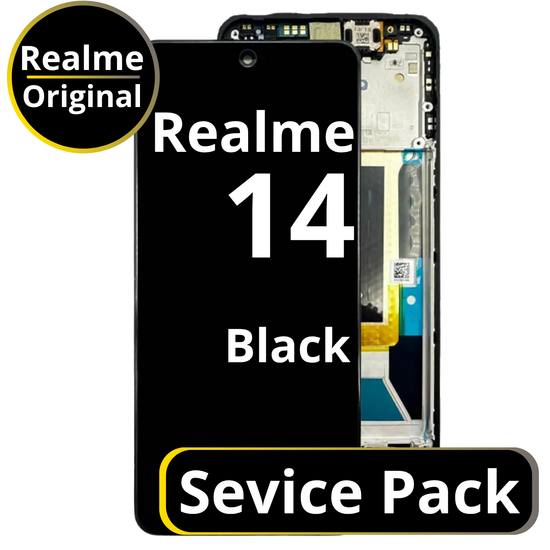 LCD Realme 14 - 621039000086 Black  Service Pack