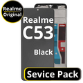 LCD Realme C53 - 621029000039 Black  Service Pack