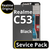 LCD Realme C53 - 621029000039 Black  Service Pack