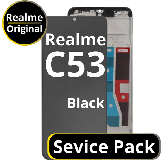 LCD Realme C53 - 621029000039 Black  Service Pack