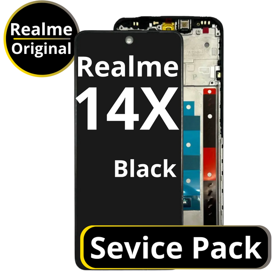 LCD Realme 14X 5G - 621029000456 Black  Service Pack