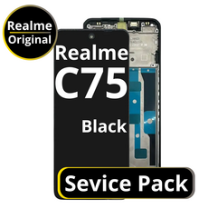 LCD Realme C75 - 621029000365 Black  Service Pack