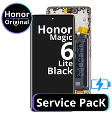 LCD Honor Magic6 Lite With Battery - 0235AHP / 0235AHHU Midnight Black  Service Pack