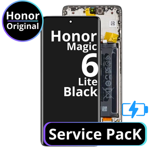 LCD Honor Magic6 Lite With Battery - 0235AHP / 0235AHHU Midnight Black  Service Pack