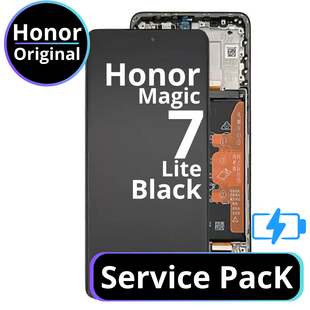 LCD Honor Magic7 Lite With Battery - 0235AMQP Titanium Black  Service Pack