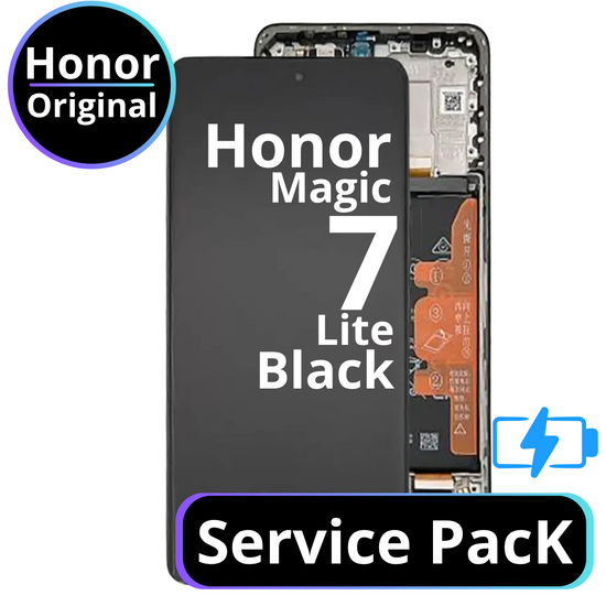 LCD Honor Magic7 Lite With Battery - 0235AMQP Titanium Black  Service Pack