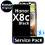 LCD Honor X8c With Battery - 0235AMXP Midnight Black  Service Pack