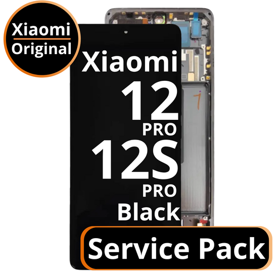 LCD Xiaomi 12 Pro / 12S Pro - 56000300L200 / 56000800L200 Black  Service Pack