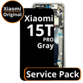 LCD Xiaomi 15T Pro - 5600050O12U00 Titanium Gray Service Pack