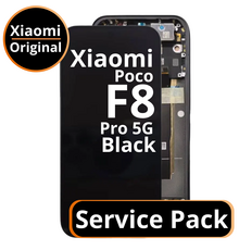 LCD Xiaomi Poco F8 Pro 5G - 5600030P1100 Black Service Pack