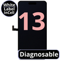 LCD Diagnosable Excellent InCell For IPhone 13  White Box