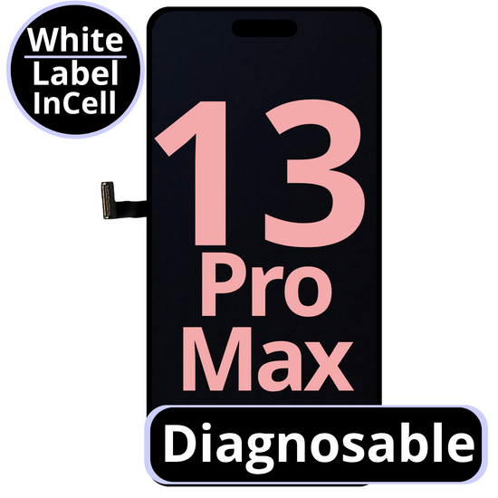 LCD Diagnosable Excellent InCell For IPhone 13 Pro Max White Box
