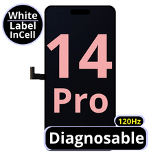 LCD Diagnosable Excellent InCell For IPhone 14 Pro 120Hz White Box
