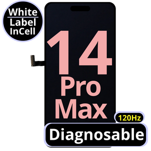 LCD Diagnosable Excellent InCell For IPhone 14 Pro Max 120 HZ White Box