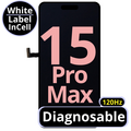 LCD Diagnosable Excellent InCell For IPhone 15 Pro Max 120Hz White Box