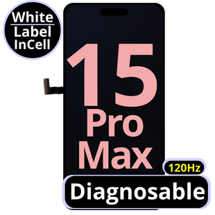 LCD Diagnosable Excellent InCell For IPhone 15 Pro Max 120Hz White Box