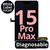LCD Diagnosable Excellent InCell For IPhone 15 Pro Max 120Hz White Box