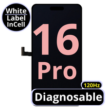 LCD Diagnosable Excellent InCell For IPhone 16 Pro 120Hz White Box