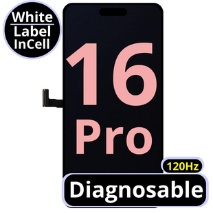 LCD Diagnosable Excellent InCell For IPhone 16 Pro 120Hz White Box