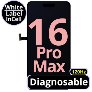 LCD Diagnosable Excellent InCell For IPhone 16 Pro Max 120Hz White Box