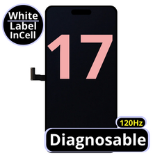 LCD Diagnosable Excellent InCell For IPhone 17 120Hz White Box