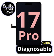 LCD Diagnosable Excellent InCell For IPhone 17 Pro 120Hz White Box
