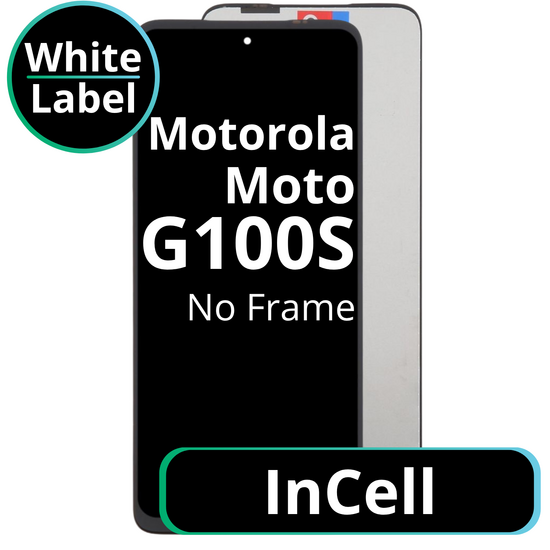 LCD InCell No Frame For Motorola Moto G100s White Box