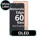 LCD OLED No Frame For Motorola Edge 60 Neo White Box