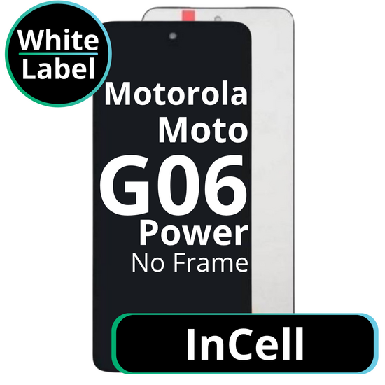 LCD InCell No Frame For Motorola Moto G06 Power White Box