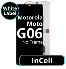 LCD InCell No Frame For Motorola Moto G06 White Box