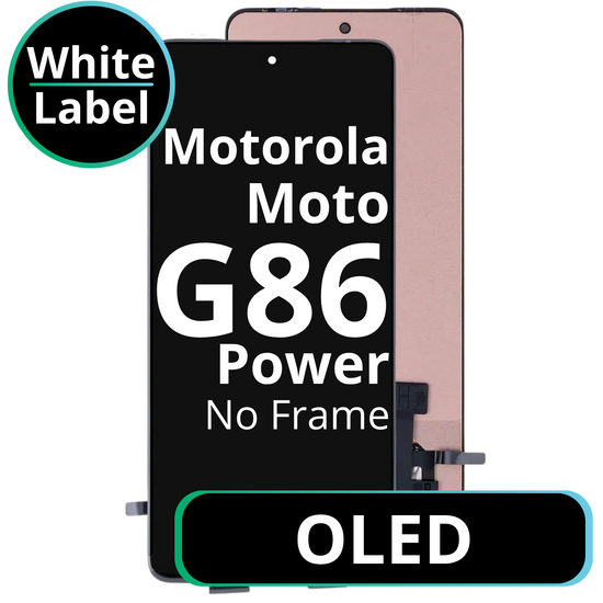 LCD OLED No Frame For Motorola Moto G86 Power White Box