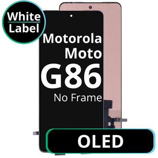 LCD OLED No Frame For Motorola Moto G86 White Box