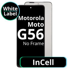 LCD InCell No Frame For Motorola Moto G56 White Box