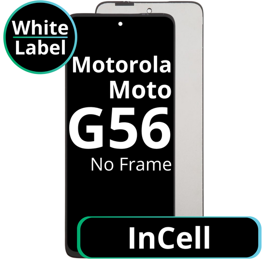 LCD InCell No Frame For Motorola Moto G56 White Box