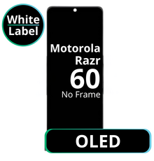 LCD OLED No Frame For Motorola Razr 60 - White Box