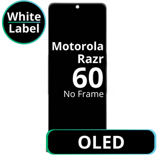 LCD OLED No Frame For Motorola Razr 60 - White Box