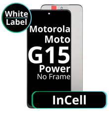 LCD InCell No Frame For Motorola Moto G15 Power - White Box
