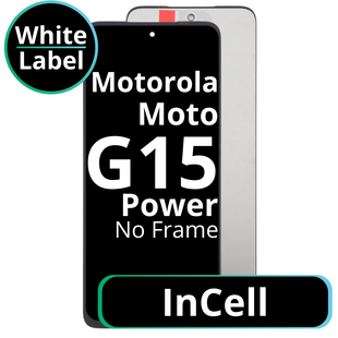 LCD InCell No Frame For Motorola Moto G15 Power - White Box
