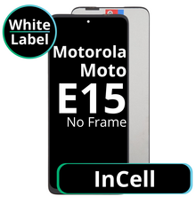 LCD InCell No Frame For Motorola Moto E15 / G05 - White Box