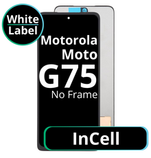 LCD InCell No Frame For Motorola Moto G75 - White Box