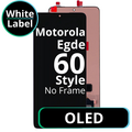 LCD OLED No Frame For Motorola Edge 60 style - White Box