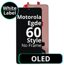 LCD OLED No Frame For Motorola Edge 60 style - White Box
