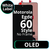 LCD OLED No Frame For Motorola Edge 60 style - White Box