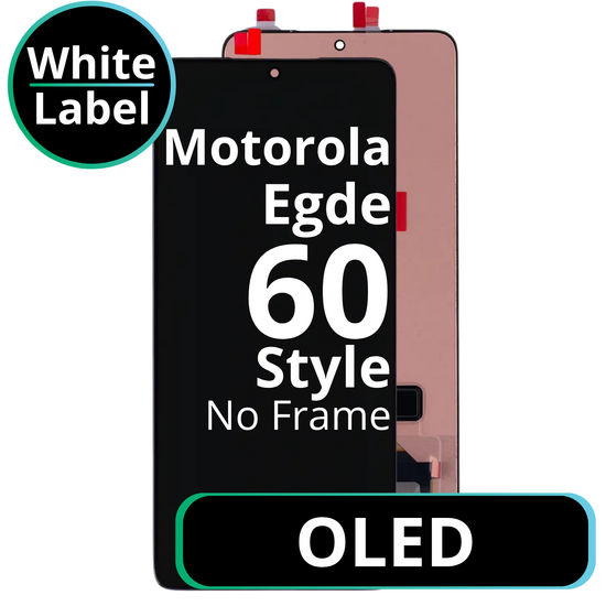 LCD OLED No Frame For Motorola Edge 60 style - White Box