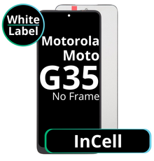 LCD InCell No Frame For Motorola Moto G35 - White Box