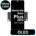 LCD OLED No Frame For Motorola Razr Plus 2024 - White Box